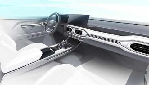 时隔两个月时间，吉利豪越内饰图公布