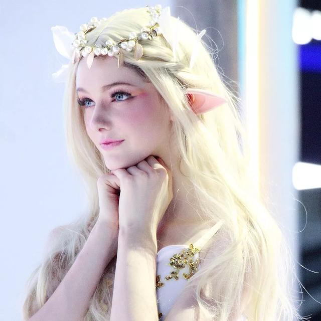 精灵savanna高清图,精灵savanna "精灵女孩"savanna blade:美得让人分不清真假