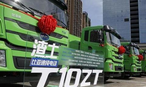 比亚迪、开沃居前二２０１９年纯电动重型自卸车销量排行