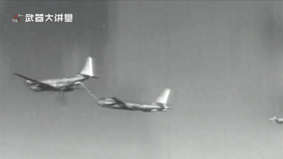 空中kc-97加油机,没想到是b-29轰炸机的超级魔改