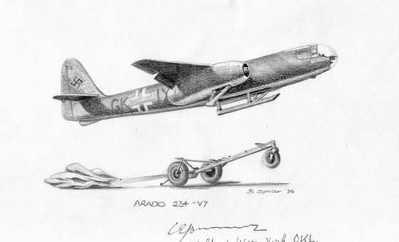 阿拉多ar 234"闪电",全世界第一款用于实战喷气式轰炸机