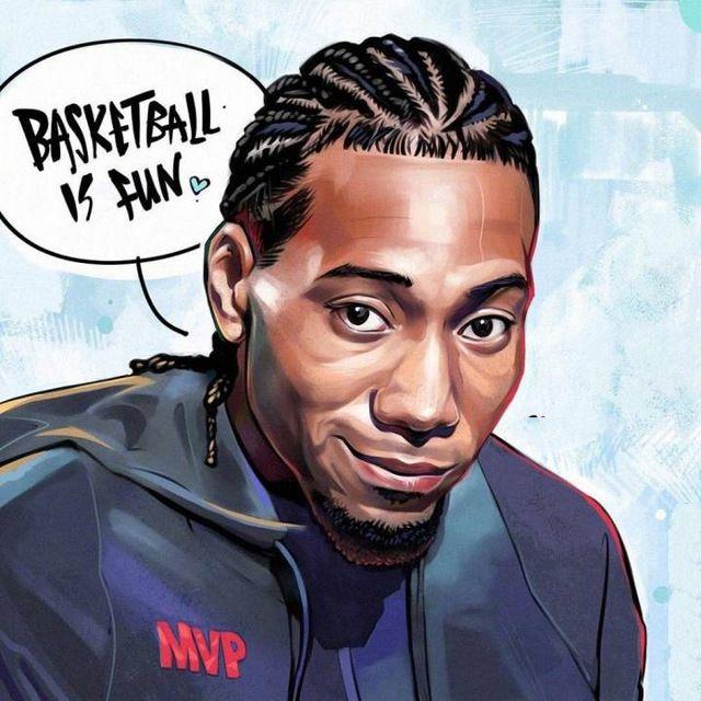组图国外网友制作的一组nba球星炫酷漫画头像你喜欢吗