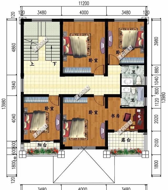 11米x11米户型图三房,11米x11米别墅户型图片 宽11米左右的农村简欧别墅,外观美布局赞,老家生活乐悠悠