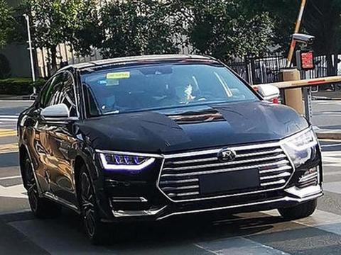 比亚迪汉无伪实车谍照 气场不输奥迪A6L