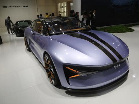 实拍前途汽车-前途Concept 1，宜驾宜乘高端轿跑车！