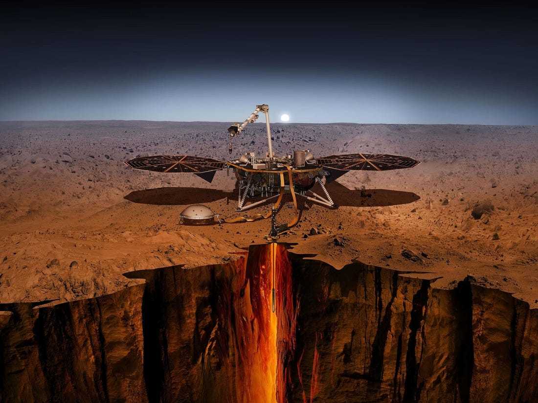 nasa"洞察号"火星探测器摆脱困难,重回战场