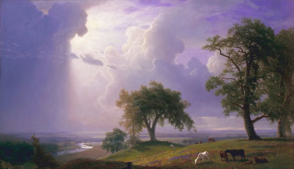 美国风景画大师,阿尔伯特·比尔施塔特,油画风景作品欣赏