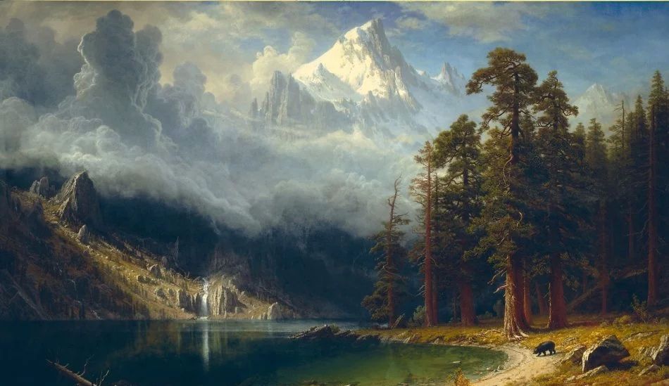 美国风景画大师,阿尔伯特·比尔施塔特,油画风景作品欣赏