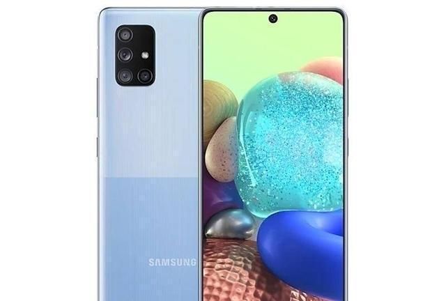 旗舰外观中端参配三星galaxya71悄悄上架