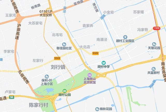 展望上海市宝山区顾村地区的发展地铁刘行站潘广站为建设重