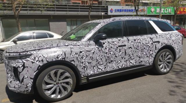 曝红旗纯电动全尺寸SUV E115谍照 比劳斯莱斯库里南加速快