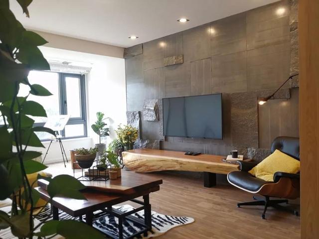 140平简约大宅，进屋就被吸引，电视墙太有个性了！鼓起勇气晒晒