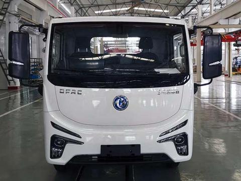 如今的货车也开始拼颜值了？东风最新电动卡车曝光，外观太亮眼