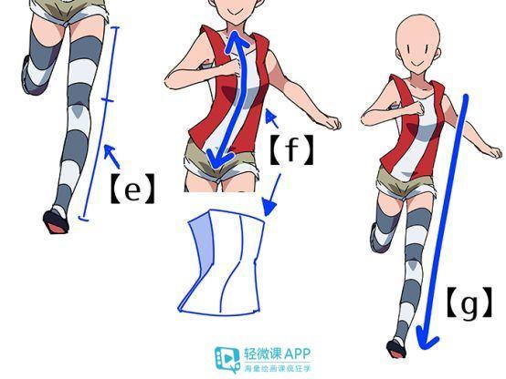 动漫人物跑步动作怎么画?轻松教你画出跑步姿势!