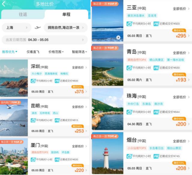 航司“渡劫”花式卖票:五一机票跌至白菜价 上海飞敦煌不到千元