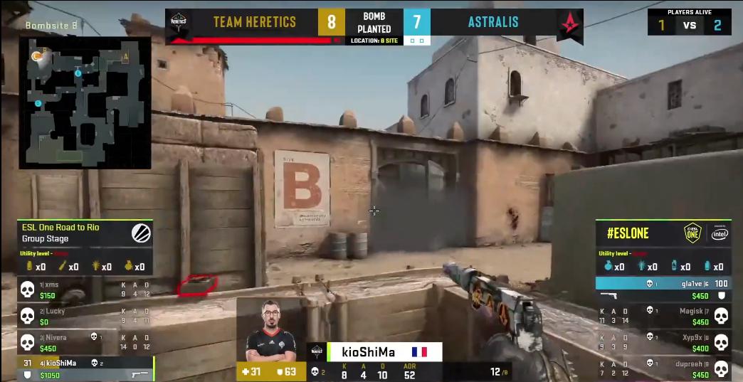 csgo:谁说a队没大哥?esl小组赛第五轮,gla1ve爆发刷屏