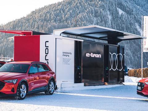 在集装箱里充电，就算是奥迪的黑科技？