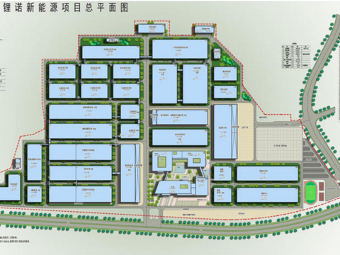规划产能12GWh 锂诺新能源电池项目安装调试