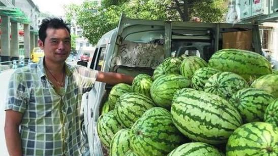 男子每天拍拍西瓜月入3万元 新浪网