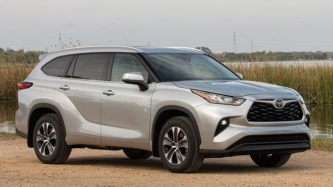 配图为全新一代汉兰达海外版