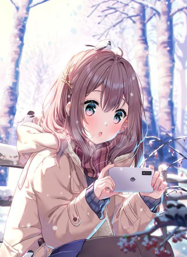 菲律宾二次元动漫师手绘的青春美少女插画壁纸,喜欢的