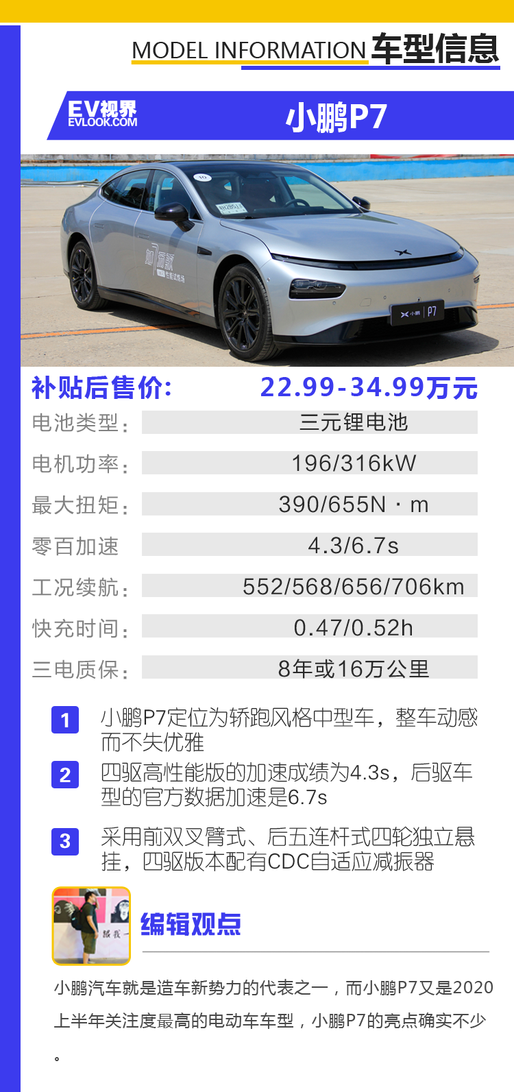 暴力与美学的对决 动态体验小鹏P7