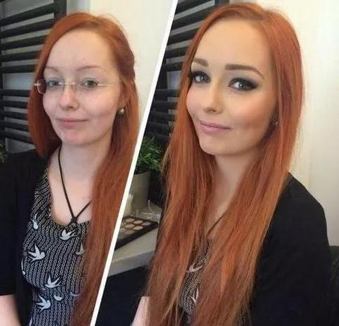 搞笑gif段子:没有丑女人,只有懒女人