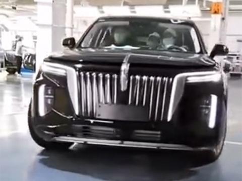 或命名为E-HS9 红旗E115量产版无伪装实车曝光