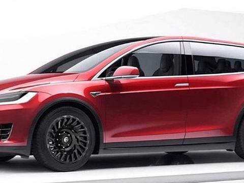 特斯拉MPV渲染图 是一款纯电动MPV