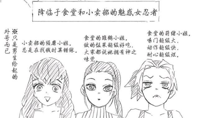 三位老婆分别叫须磨,雏鹤以及莳绪,须磨的性格是有些呆呆的,在鬼灭