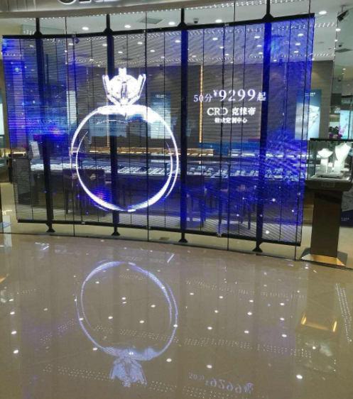 led透明屏让你的店铺脱颖而出!