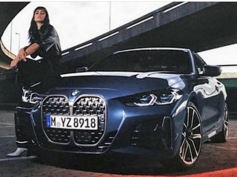 太前卫！这大嘴应该让姚晨来代言，宝马新4系官图曝光