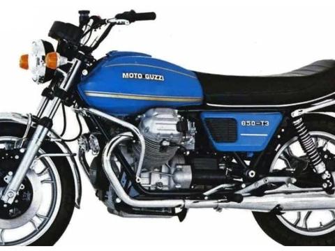 天空般蔚蓝的复古情怀——Moto Guzzi 850 T3