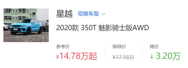 吉利星越如今有着3.2万的优惠可拿,销量却不升反降?