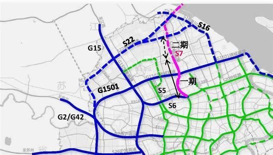 再看上海s7高速的建设:作为省道沪崇是名义