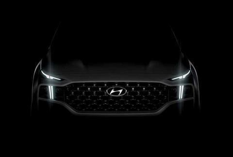 2021现代 Santa Fe 预告放出，造型锐利炫酷，颜值真的高