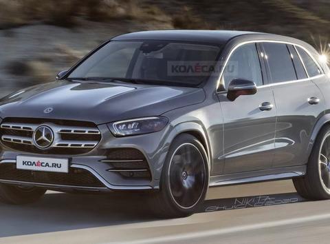 车身尺寸将加大，奔驰全新GLC效果图曝光，2022年正式亮相