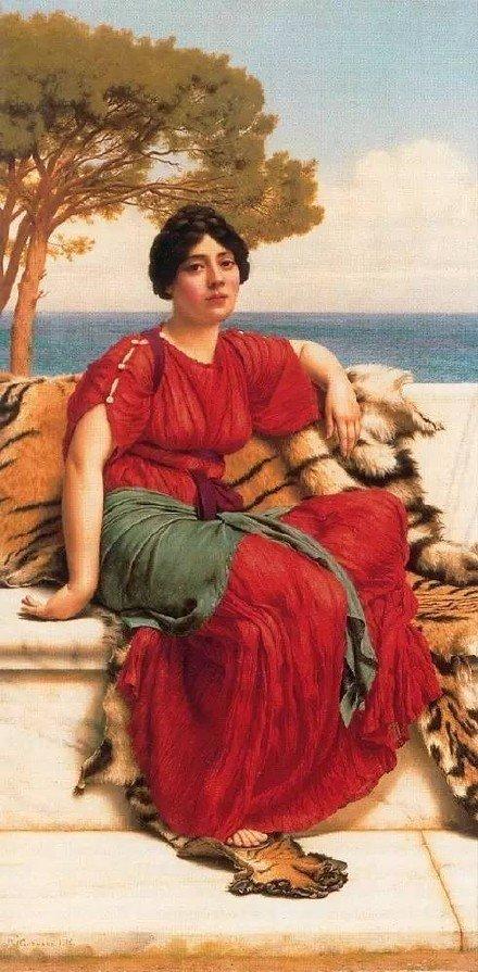 他是约翰·威廉·格维德(john william godward)1861-1922英国