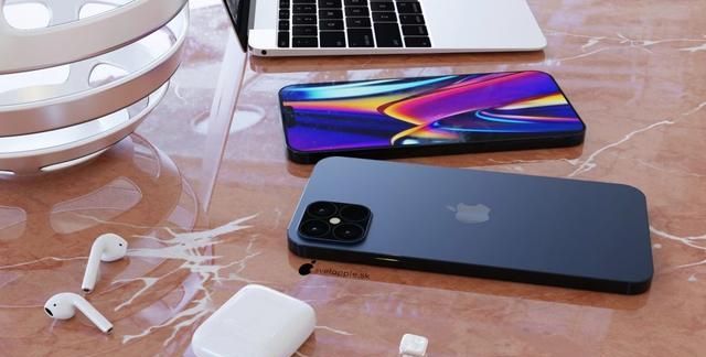 苹果iphone 12 pro 海军蓝概念渲染图亮相:iphone 4 风格设计