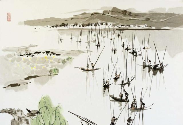 “中国画”没人比吴冠中画得更好,中国画在他笔下活了起来!