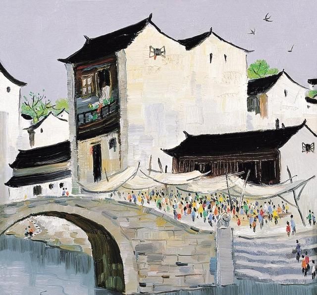“中国画”没人比吴冠中画得更好,中国画在他笔下活了起来!