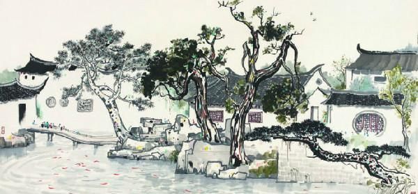 “中国画”没人比吴冠中画得更好,中国画在他笔下活了起来!