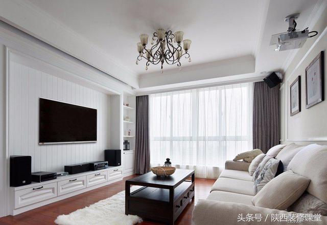 137平风格/简约美式,三房两厅