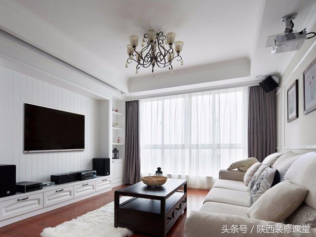 137平风格/简约美式,三房两厅