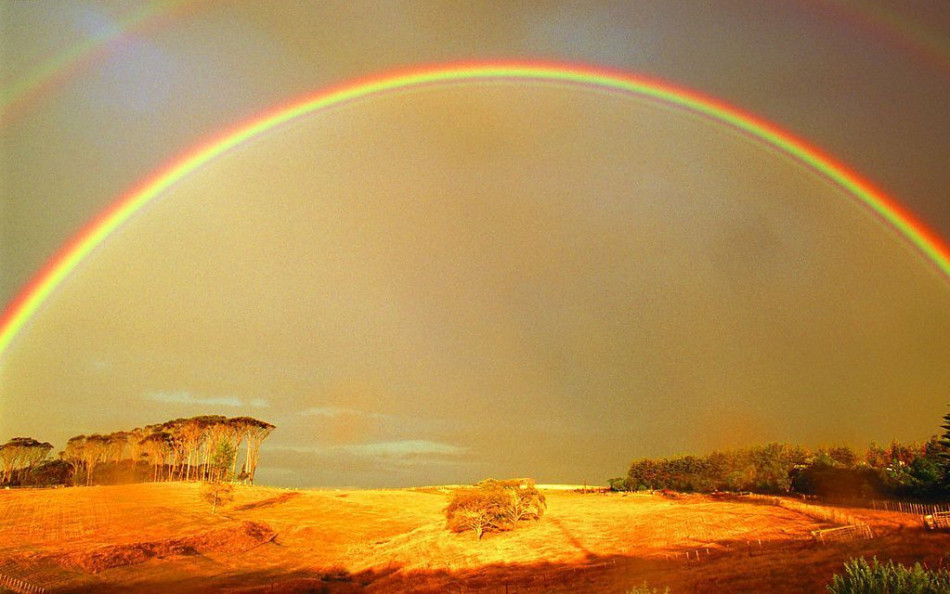 世界上最大的彩虹,打破世界纪录,由31000名学生打造