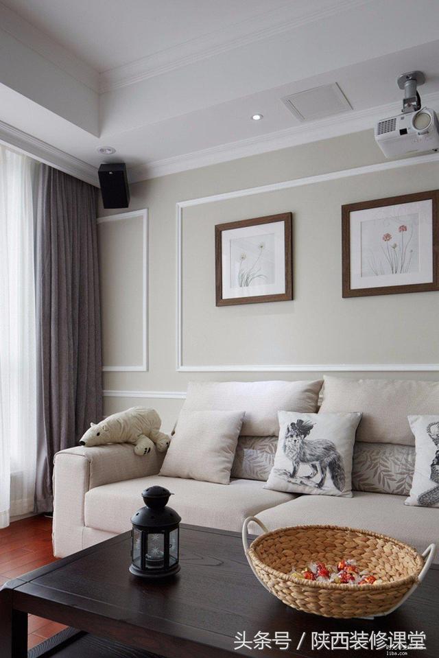 137平风格/简约美式,三房两厅