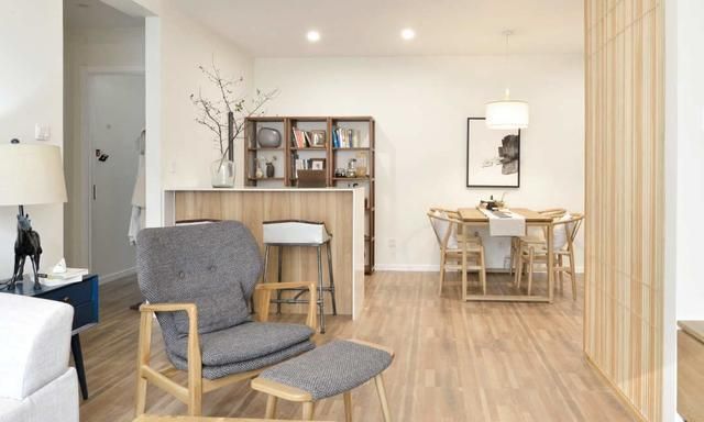 见过最美的中式,客厅坚持做个小抬高,餐厅一分为二多间房