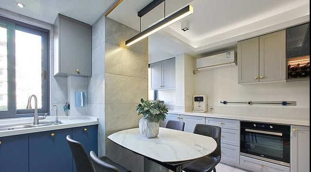 90㎡两室二手房，客卧互换，餐厨一体，独立洗衣间，轻奢小家