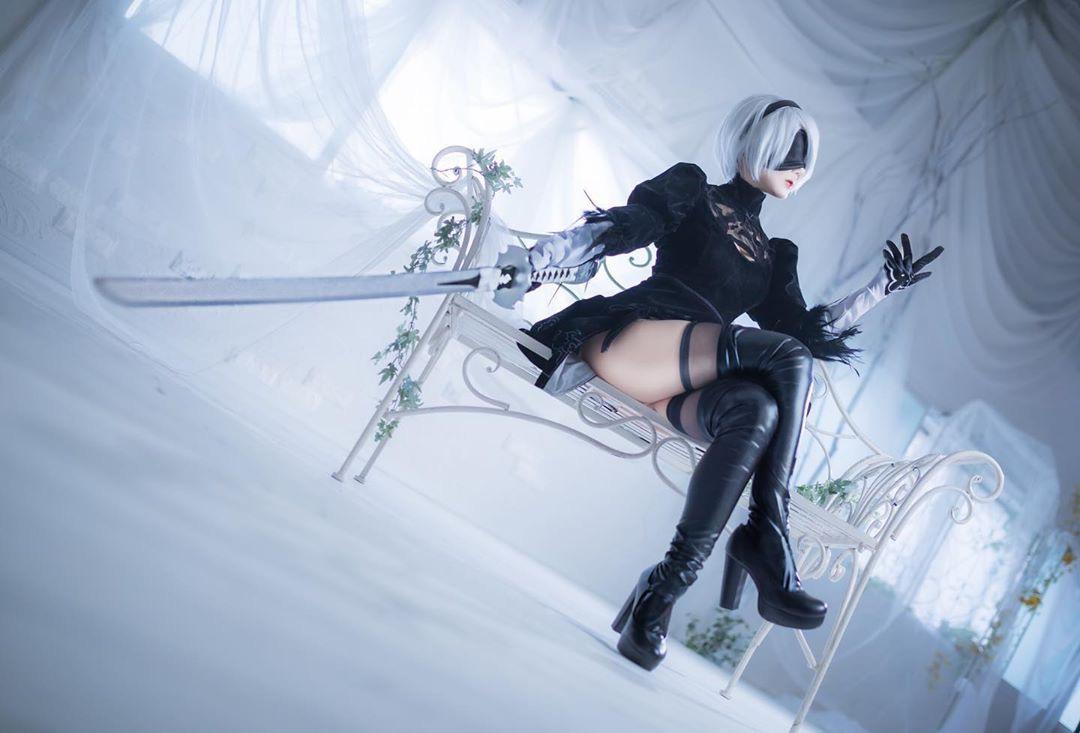 尼尔机械纪元2b壁纸4k,4k尼尔机械纪元壁纸 尼尔:机械纪元 2b by:puutin_cos