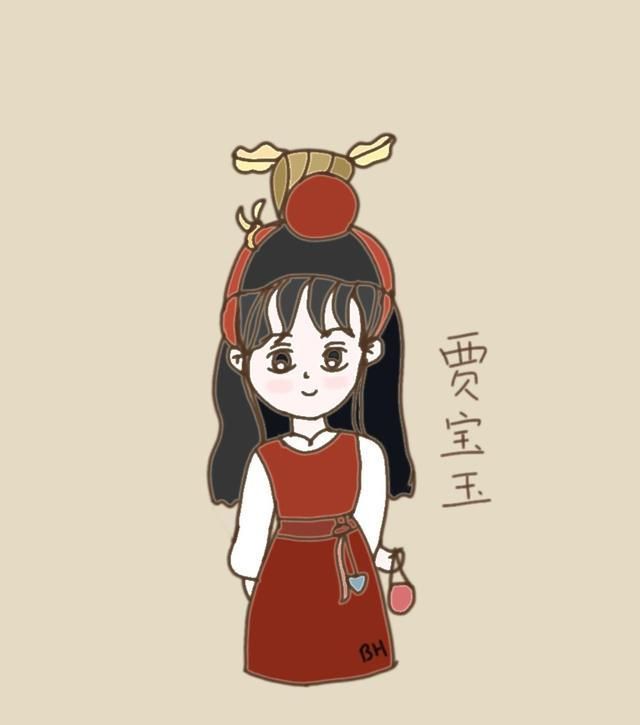简笔画《红楼梦》中人之贾宝玉:贾宝玉是一个什么样的人?